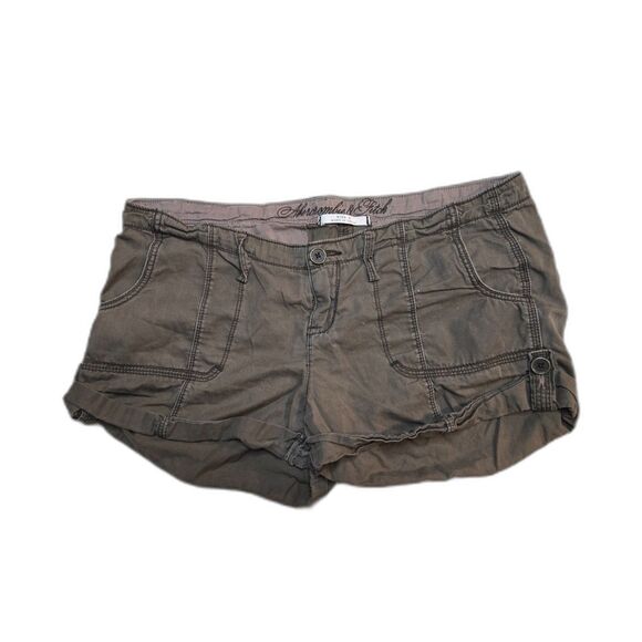 Abercrombie & Fitch Pants - Abercrombie & Fitch Women's Brown Cotton Y2K Style Shorts Size 8
